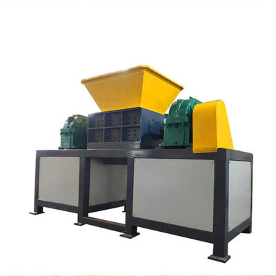 स्वचालित भारी शुल्क औद्योगिक रबर Shredder Crusher अपशिष्ट टायर Shredder मशीन
