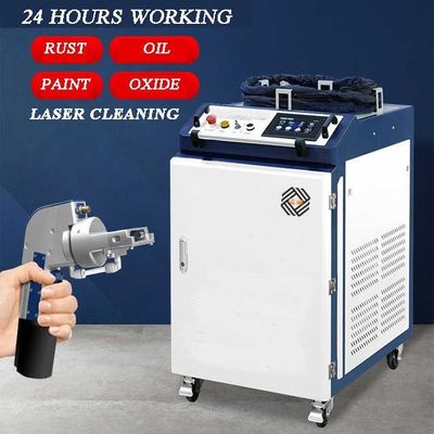 पोर्टेबल लेजर क्लीनिंग मशीन 1000W 1500W 3000W जेपीटी फाइबर पल्स ऑयल पेंट लेजर क्लीनर