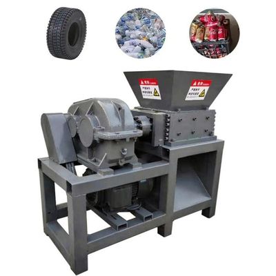 भारी शुल्क प्लास्टिक Shredder मशीन डबल शाफ्ट ठोस अपशिष्ट क्रशर मशीन
