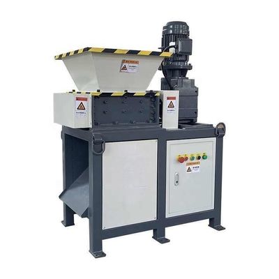 भारी शुल्क प्लास्टिक Shredder मशीन डबल शाफ्ट ठोस अपशिष्ट क्रशर मशीन