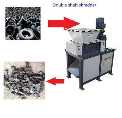 कम शोर औद्योगिक रबर Shredder Crusher मशीन आसान संचालित