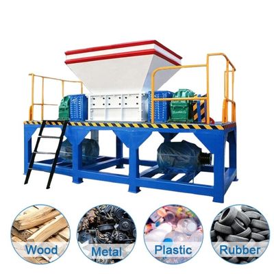 स्क्रैप धातु प्लास्टिक फिल्म रबर कपड़े के लिए बड़े टोक़ दो शाफ्ट Shredder मशीन
