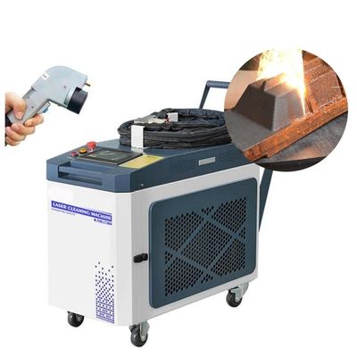 1500W आउटपुट पावर के साथ कोलिमेटेड स्पॉट व्यास 4-6 मिमी लेजर क्लीनिंग मशीन