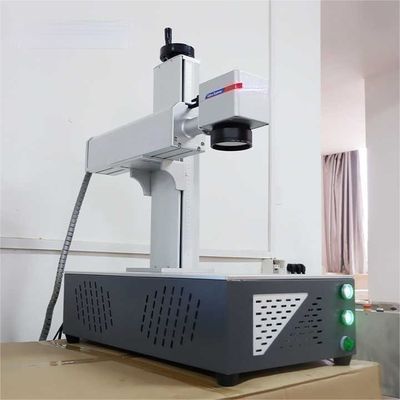 रोटरी फाइबर लेजर कलर मार्किंग मशीन 7000 मिमी/सेकंड मोपा जेपीटी फाइबर लेजर मार्कर